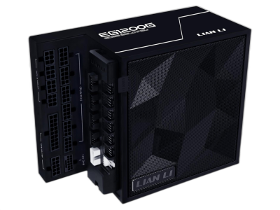 Napajalnik ATX Lian Li EDGE 1200W, 80 PLUS Gold, 12VHPWR, HUB, Modularni, črn