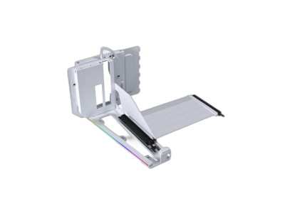 Univerzalni vertikalni nosilec grafične kartice Lian Li GPU Bracket Kit V3, 4 reže, PCIe 5.0, bel