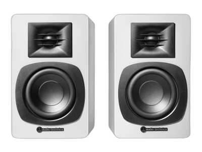 Zvočniki Audio-Technica AT-SP3X, Bookshelf, RCA, Bluetooth 5.3, Beli