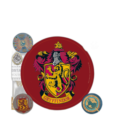 HARRY POTTER (GRYFFINDOR) VINYL NALEPKE PYRAMID