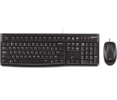 Tipkovnica in miška Logitech Desktop MK120, USB, US
