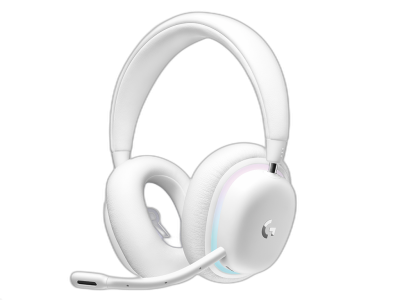 Slušalke Logitech G735 LIGHTSPEED RGB Wireless Gaming, bele