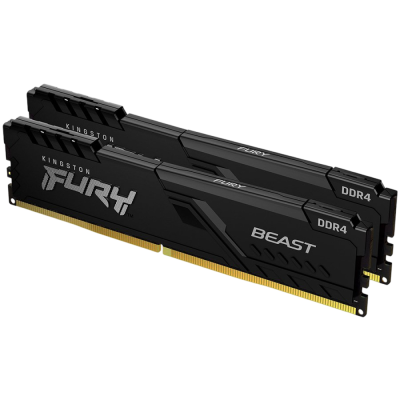 Kingston 32GB 3600MT/s DDR4 CL18 DIMM (Kit of 2) FURY Beast Black pomnilnik