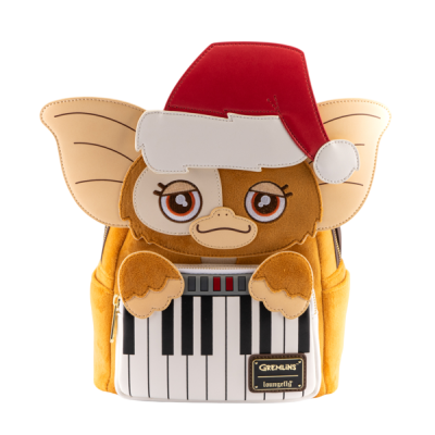 LOUNGEFLY GREMLINS GIZMO HOLIDAY COSPLAY W REMOVABLE HAT MINI NAHRBTNIK