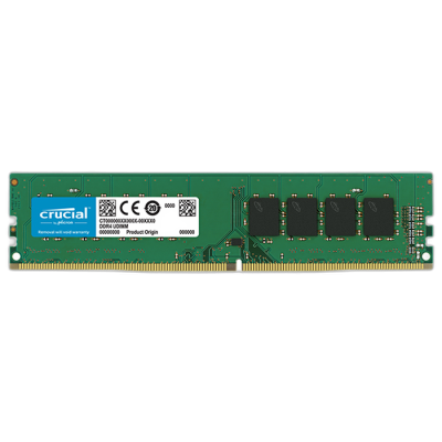 RAM DDR4 4GB PC4-19200 2400MT/s CL17 SR x8 1.2V Crucial