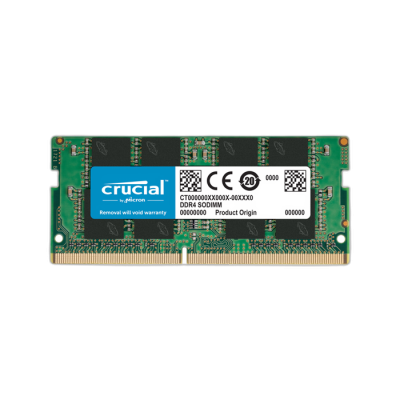 RAM SODIMM DDR4 8GB PC4-25600 3200MT/s CL22 SR x8 1.2V Crucial