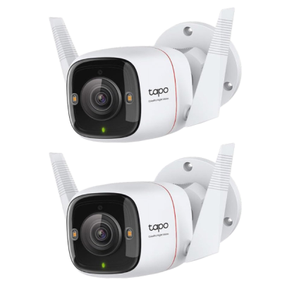 TP-LINK Tapo C310P2 dnevna/nočna 3MP HD IP66 WiFi bela zunanja nadzorna kamera