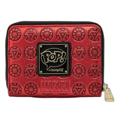 LOUNGEFLY MARVEL IRONMAN HEAD ZIP AROUND DENARNICA