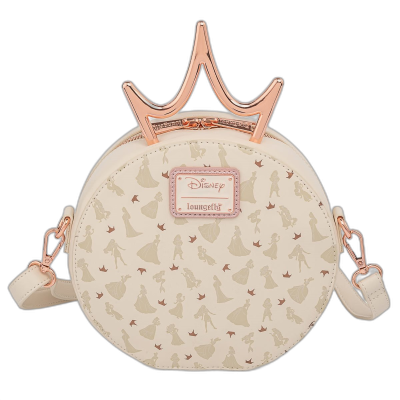 LOUNGEFLY DISNEY ULTIMATE PRINCESS METAL CROWN TORBA