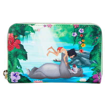 LOUNGEFLY DISNEY JUNGLE BOOK BARE NECESSITIES ZIP AROUND DENARNICA