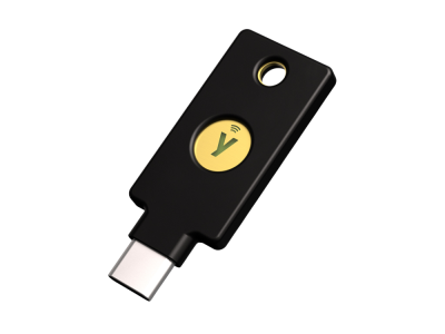 Varnostni ključ Yubico Security Key C NFC, FIDO2 U2F, USB-C, črn