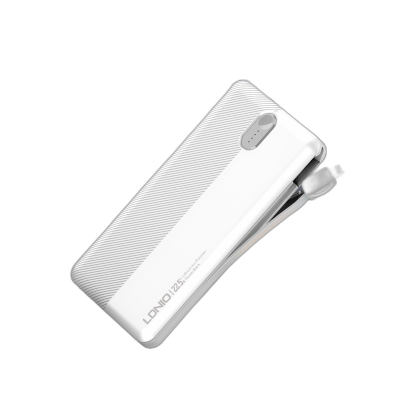 LDNIO POWER BANK 10000mAh 22,5W 5V 3A 1 PORT (1A) + 2 CABLE (1C1L) PQ13
