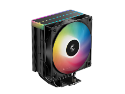 Hladilnik za procesor DeepCool AG400 BK ARGB V2, 120mm, črn