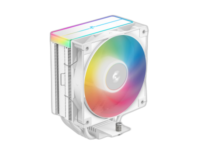 Hladilnik za procesor DeepCool AG400 WH ARGB V2, 120mm, bel