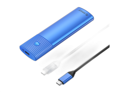Zunanje ohišje za M.2 NVMe 2230-2280 v USB 3.2 Gen2 Type-C, aluminij, modro, ORICO PWM2-G2