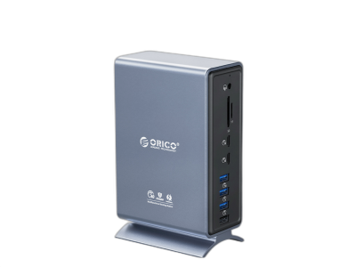 Priključna postaja USB-C Thunderbolt 3, 15 v 1, 5xUSB-A, 2xTB3, 2xUSB-C, DP, RJ45, SD+TF, napajanje, ORICO TB3-S4
