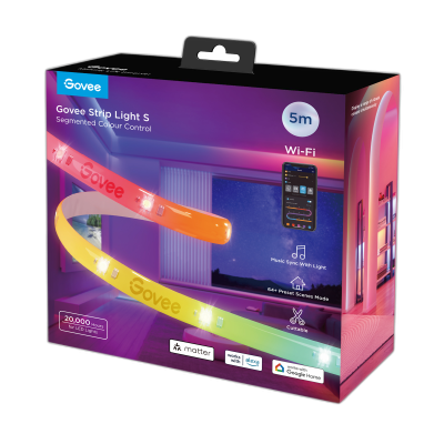 GOVEE RGBIC LED svetlobni trak S 5 m
