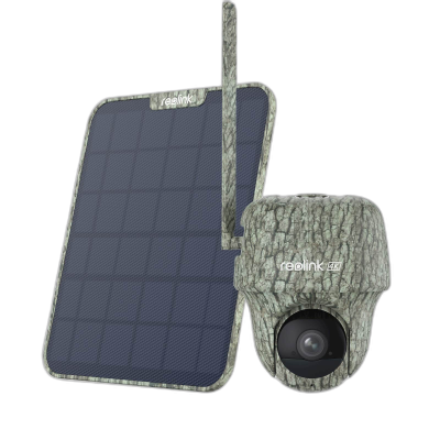 Reolink IP Kamera GO serija G450 4K, Zunanja, Baterijska, 4G LTE, 360° pogled +Solarni Panel
