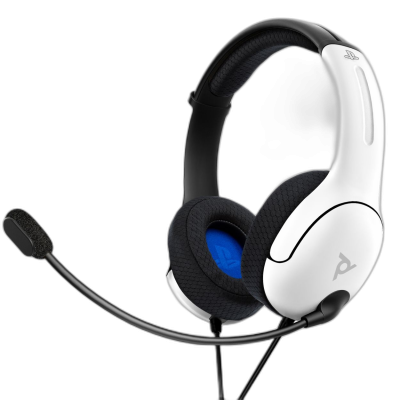Slušalke PDP LVL40 Chat Headset za PS4/PS5 bele barve