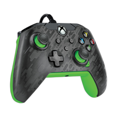 PDP XBOX žični kontroler CARBON - NEON zelene barve