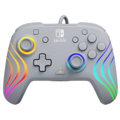 PDP NINTENDO SWITCH ŽIČNI KONTROLER AFTERGLOW WAVE - SIVE BARVE