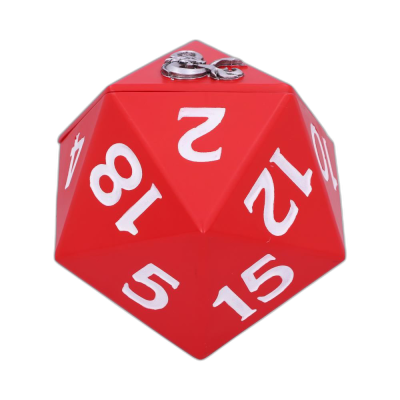 NEMESIS NOW Dungeons & Dragons D20 dice box dekorativna škatlica