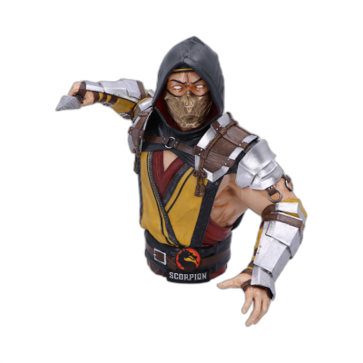 NEMESIS NOW MORTAL KOMBAT SCORPION BUST kipec 29,5CM