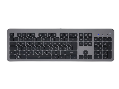 Tipkovnica Ewent Wired Illuminated Scissor, črna, USB, SLO EW3271