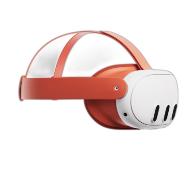 Meta Quest 3 ali Quest 3S maska in trak za glavo (Blood Orange)