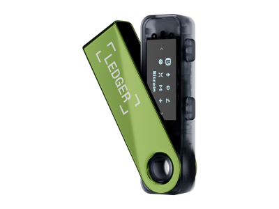 Ledger Nano S PLUS, denarnica za Bitcoin in druge kriptovalute, Oxidate Green