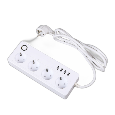 MOYE VOLTAIC SMART POWER STRIP V2 4 EU PLUGS + 4 USB PLUGS 3680W 16A PAMETNA RAZDELILNA LETEV