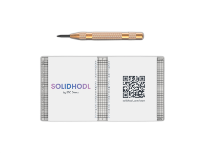 SolidHodl Single, jeklena plošča za varnostno kopijo