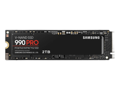 SSD 2TB M.2 80mm PCI-e 4.0 x4 NVMe, V-NAND, Samsung 990 PRO (MZ-V9P2T0BW)
