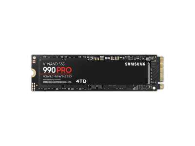 SSD 4TB M.2 80mm PCI-e 4.0 x4 NVMe, V-NAND, Samsung 990 PRO (MZ-V9P4T0BW)