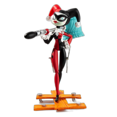 KIDROBOT HARLEY QUINN MEDIUM FIGURE BY BRANDT PETERS RED