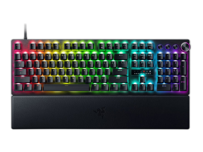 Tipkovnica Razer Huntsman V3 Pro, RGB, PBT, Analogna stikala Gen2, US SLO g.