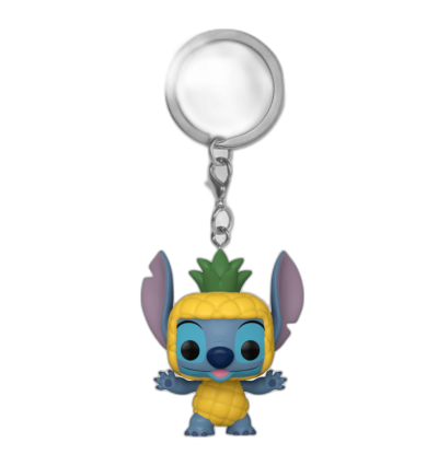 FUNKO POP KEYCHAIN: DISNEY - STITCH PINEAPPLE COSTUME obesek