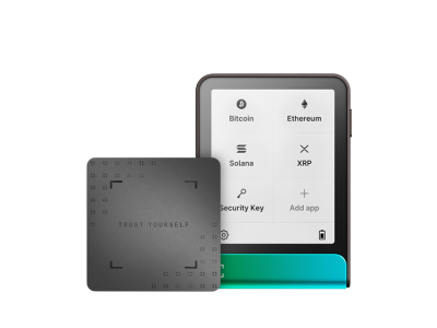 Ledger Flex z Recovery Key, denarnica za Bitcoin in druge kriptovalute, Oxidate Green