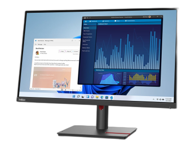 LENOVO ThinkVision T27p-30 27inch IPS 16:9 3840X2160 60Hz 350cd/m2 1300:1 4ms 1xHDMI 2.1 1xDP 1.4 USB HUB 1xRJ45 99 sRGB 3y