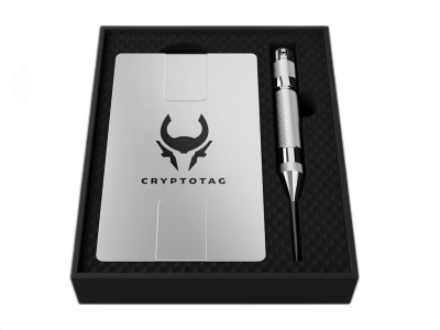 Cryptotag Zeus, komplet za varnostno kopijo, 24 besed