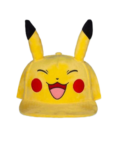 DIFUZED POKEMON - HAPPY PIKACHU PLUSH SNAPBACK KAPA