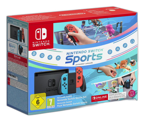 Nintendo Switch konzola V1.1 RED & BLUE + Switch Sports + Nintendo Online - 12 mesecev