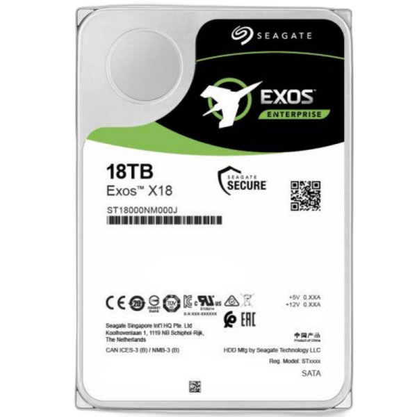 SEAGATE Exos X18 12TB 3,5