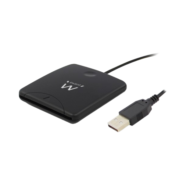 Čitalec pametnih kartic USB 2.0, črn, Ewent