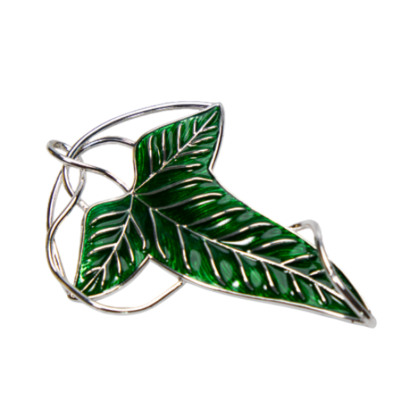 NOBLE COLLECTION - LORD OF THE RING - J - ELVEN LEAF BROOCH COSTUME
