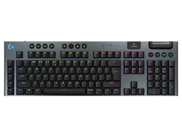 Tipkovnica Logitech G915 X LIGHTSPEED, GL Linear, Wireless, črna, SLO g.