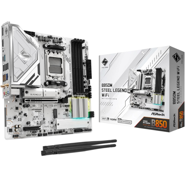 ASROCK B850M Steel Legend WiFi AM5 4xDDR5 mATX osnovna plošča