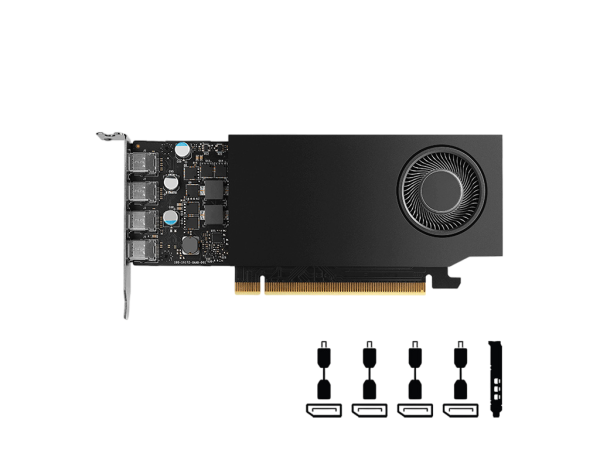 Grafična kartica NVIDIA RTX A400, 4GB GDDR6, PCIe 4.0 x8, 4x mDP-DP, Low Profile, PNY