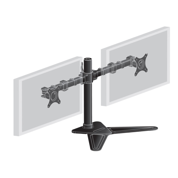 IIYAMA DS1002D-B1 za 2 monitorja do 30'' namizni nosilec