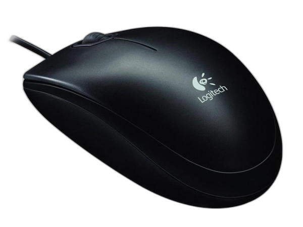 LOGITECH B100 USB optična črna miška
